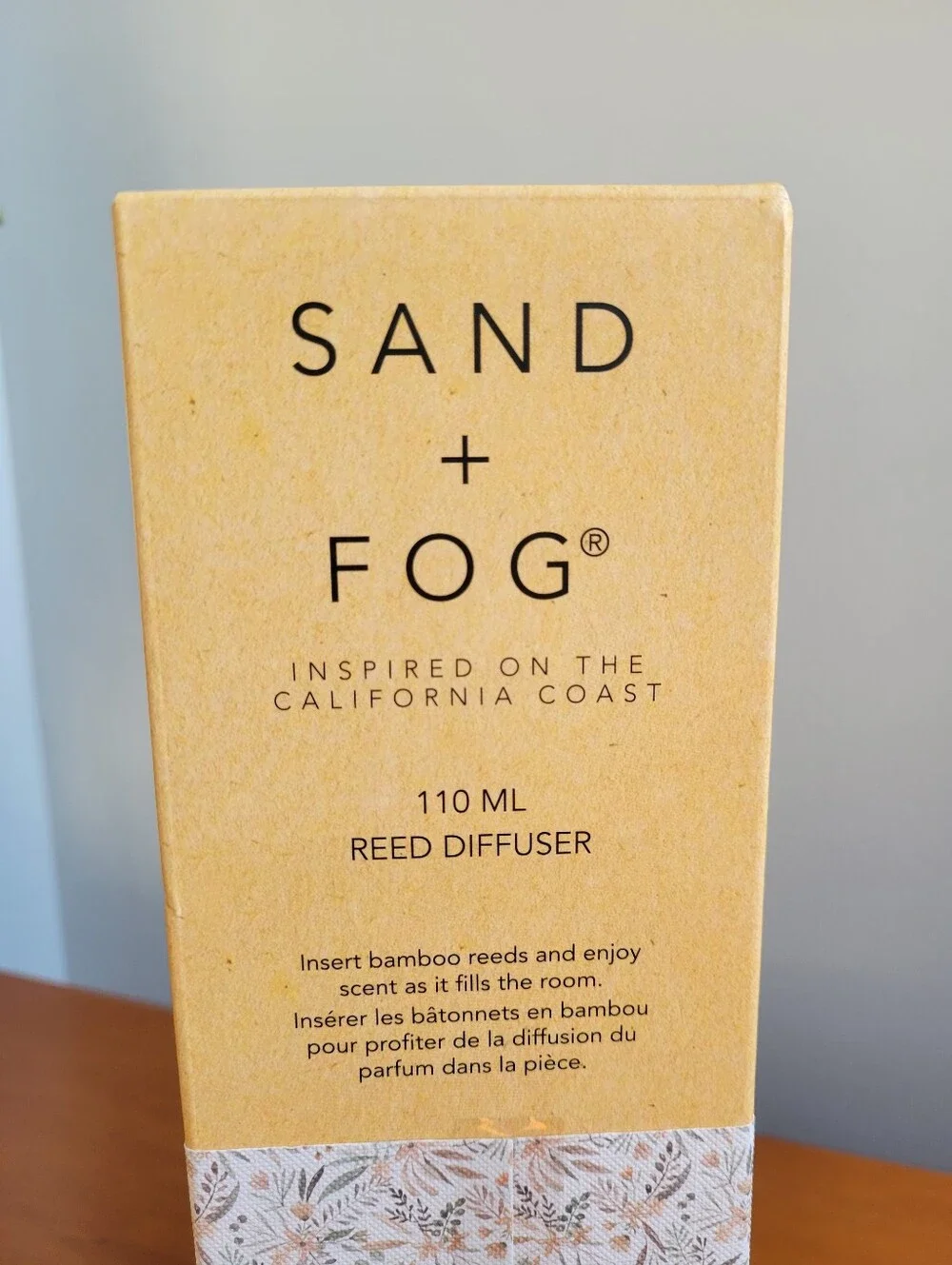Sand + Fog Eucalyptus 110mL Reed Diffuser Dried Floral Gift Set NEW
